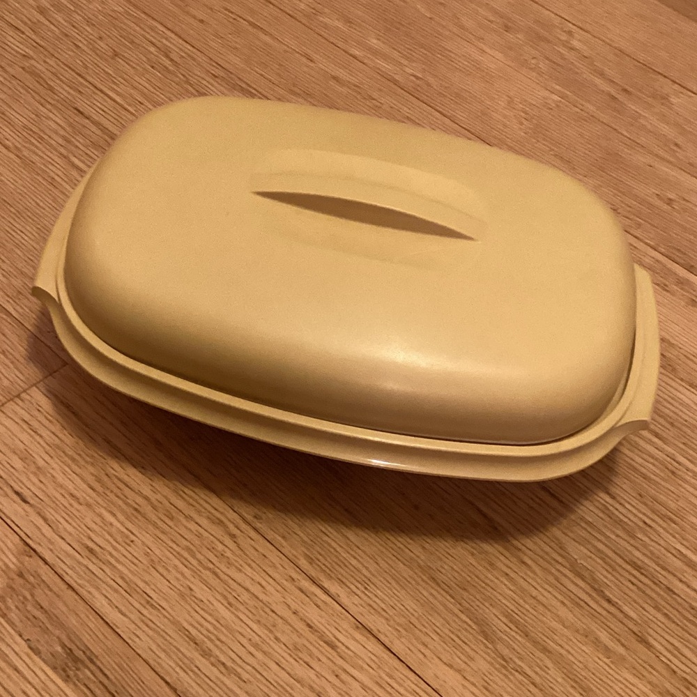Tupperware Gold Food Storage Container